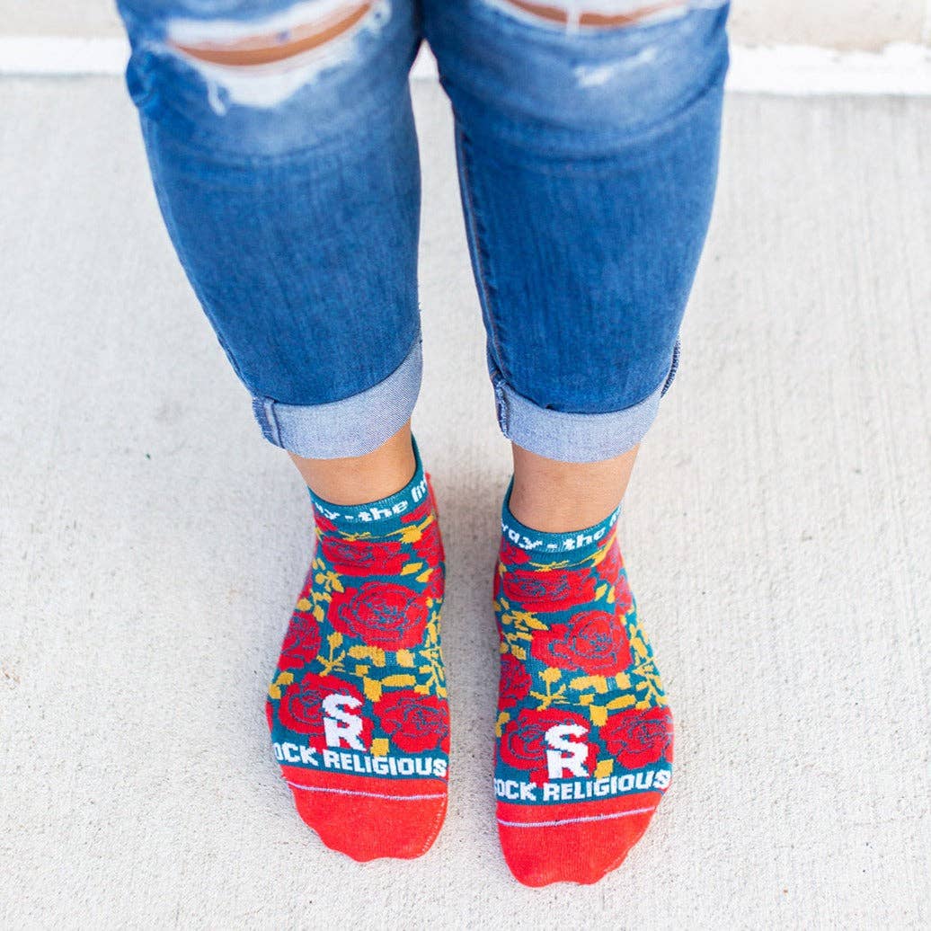 St. Thérèse of Lisieux No Show Socks