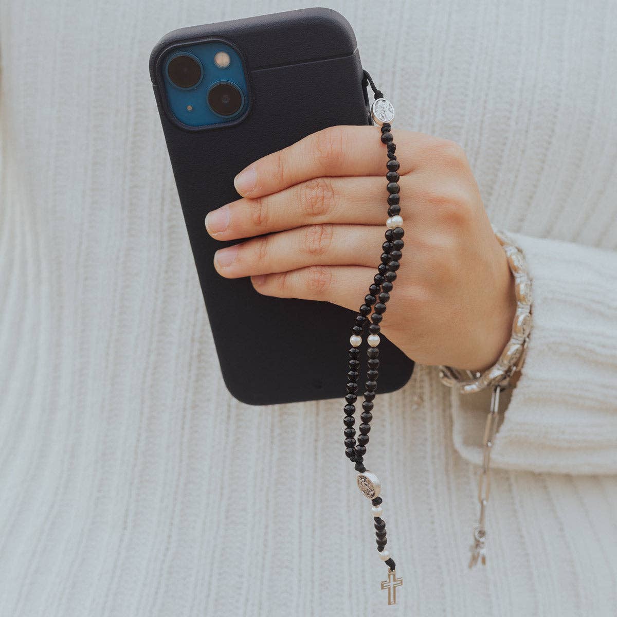 Protection (Rosary) Phone Charm