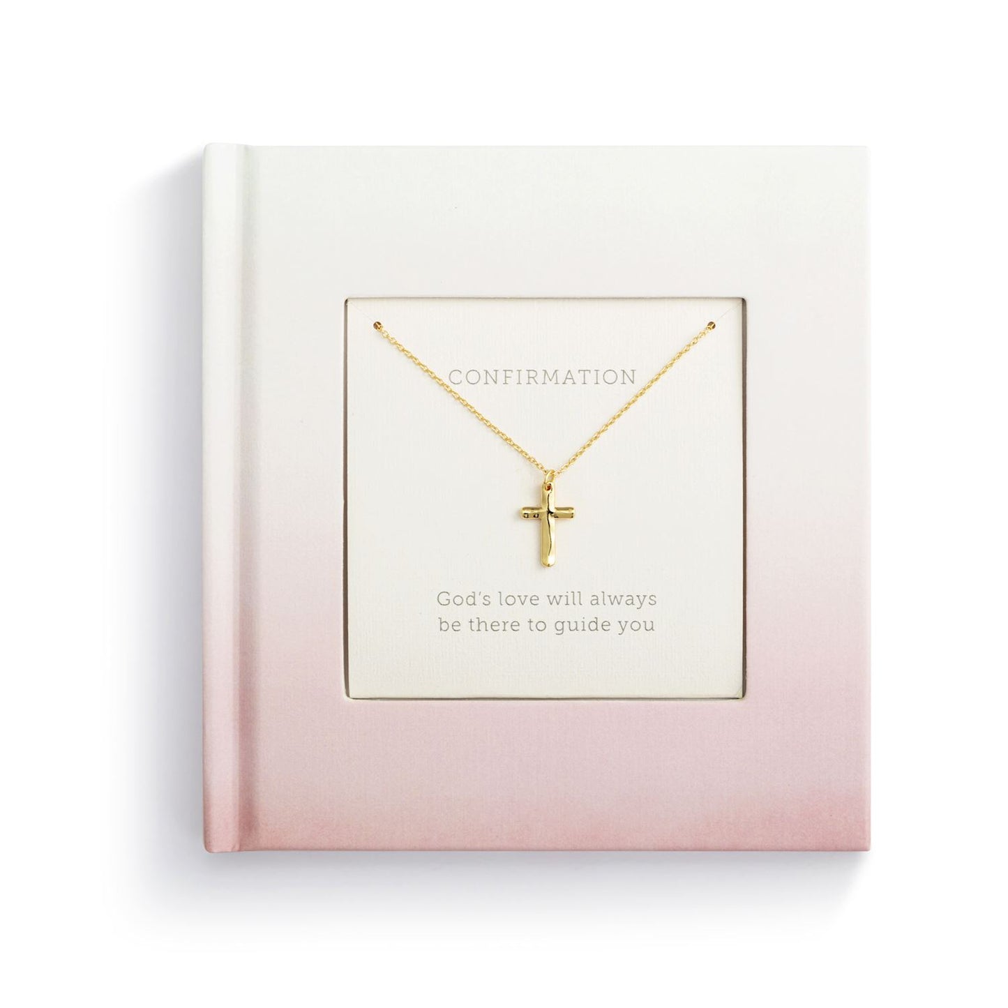 Girl Confirmation Book and Necklace - Book 5x5in, Necklace 16in