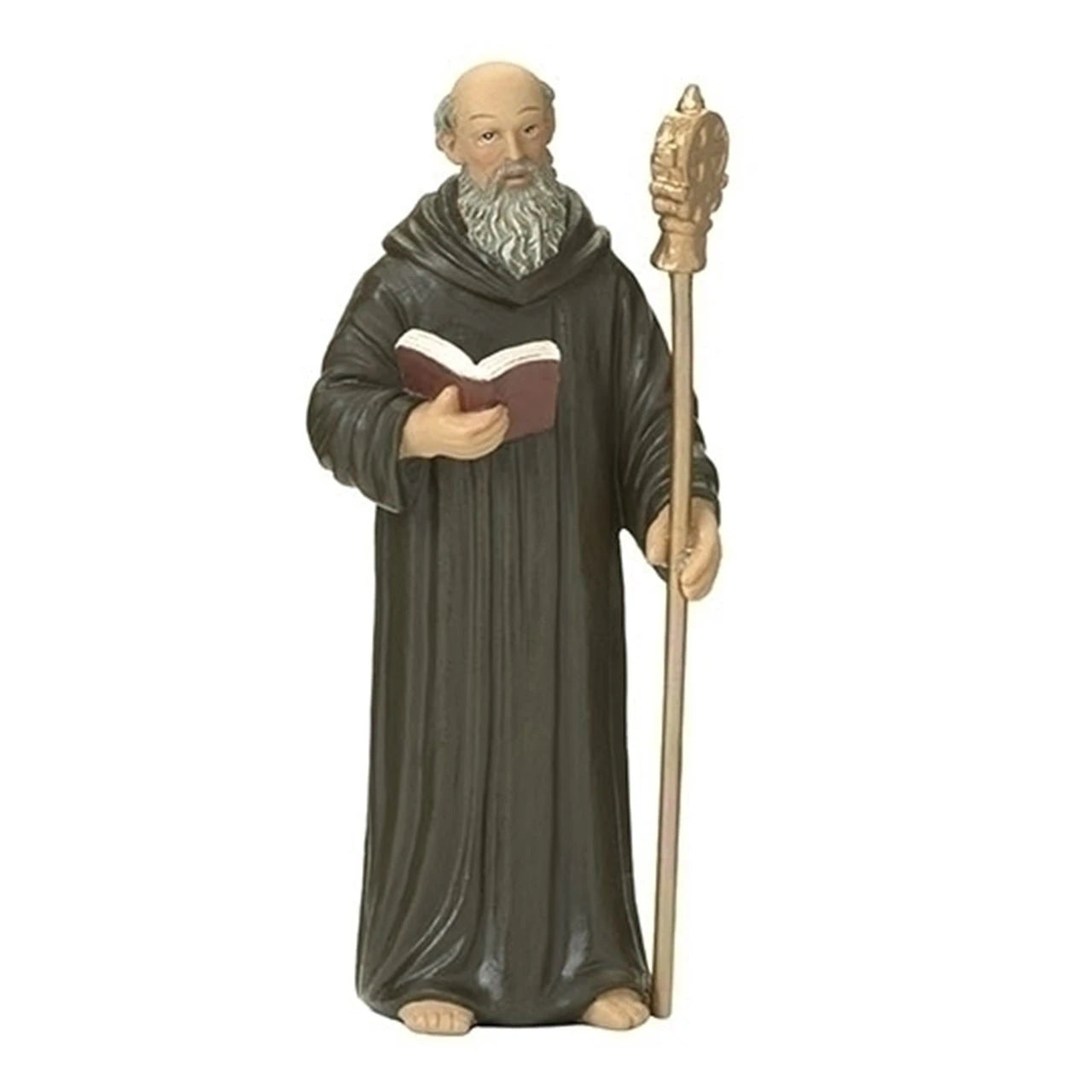 4"H ST BENEDICT FIGURE