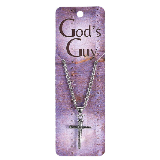 Necklace Gods Guy Nail Cross