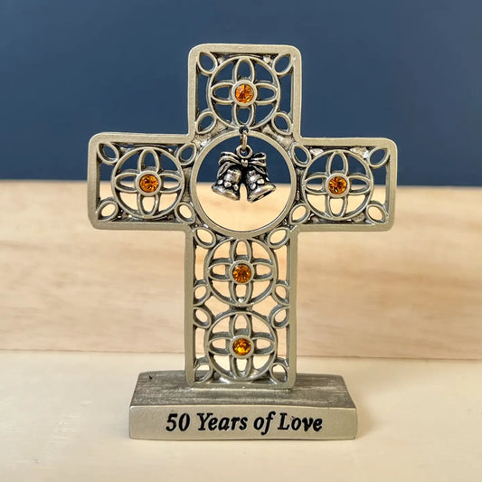 50 Years of Love Standing Cross Mini