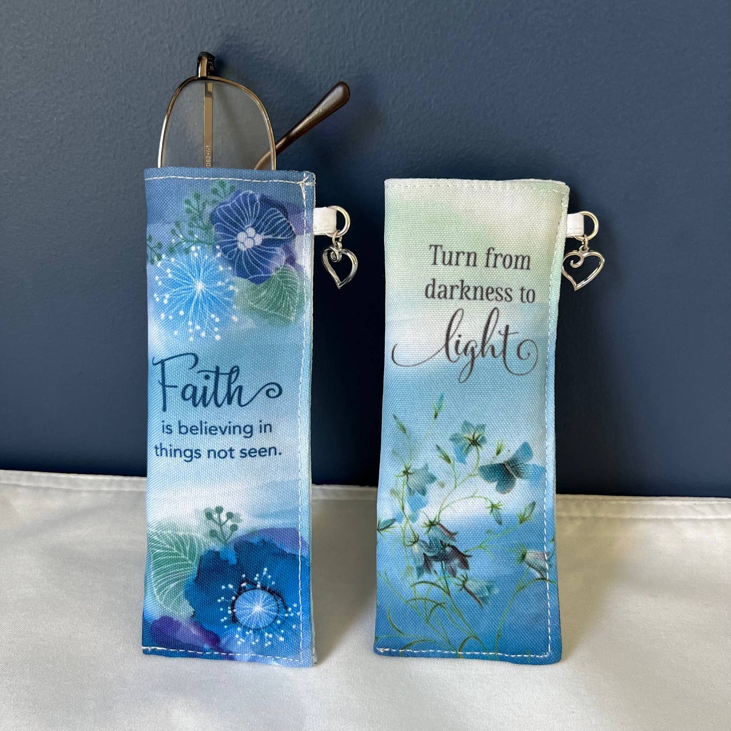 Faithful Florals Fabric Eyeglass Cases