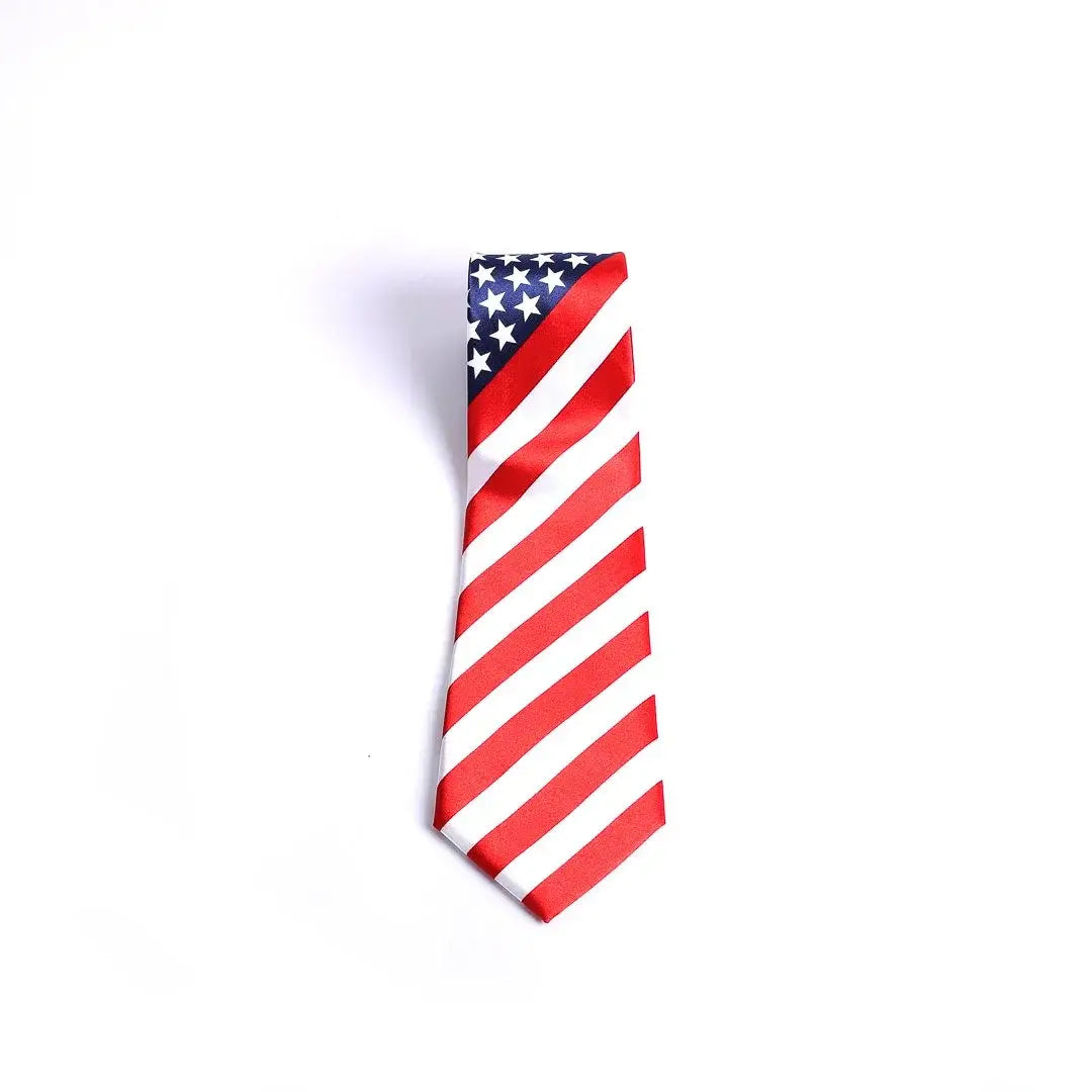 Tie Polyester - American Flag