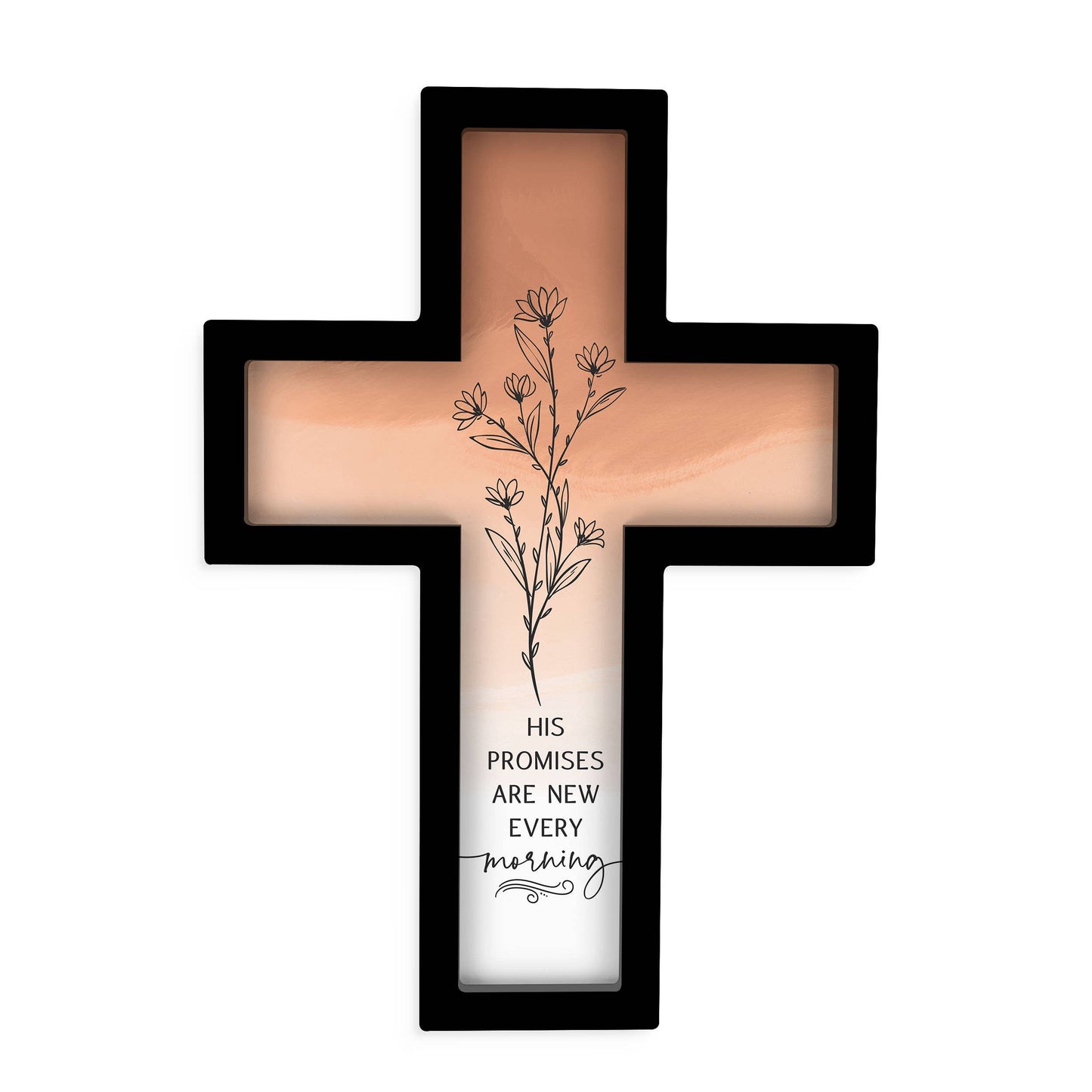 His Promises Are New Every Morning Cross