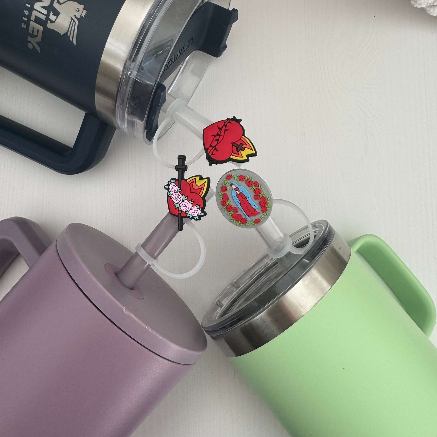 Catholic Straw Topper Set