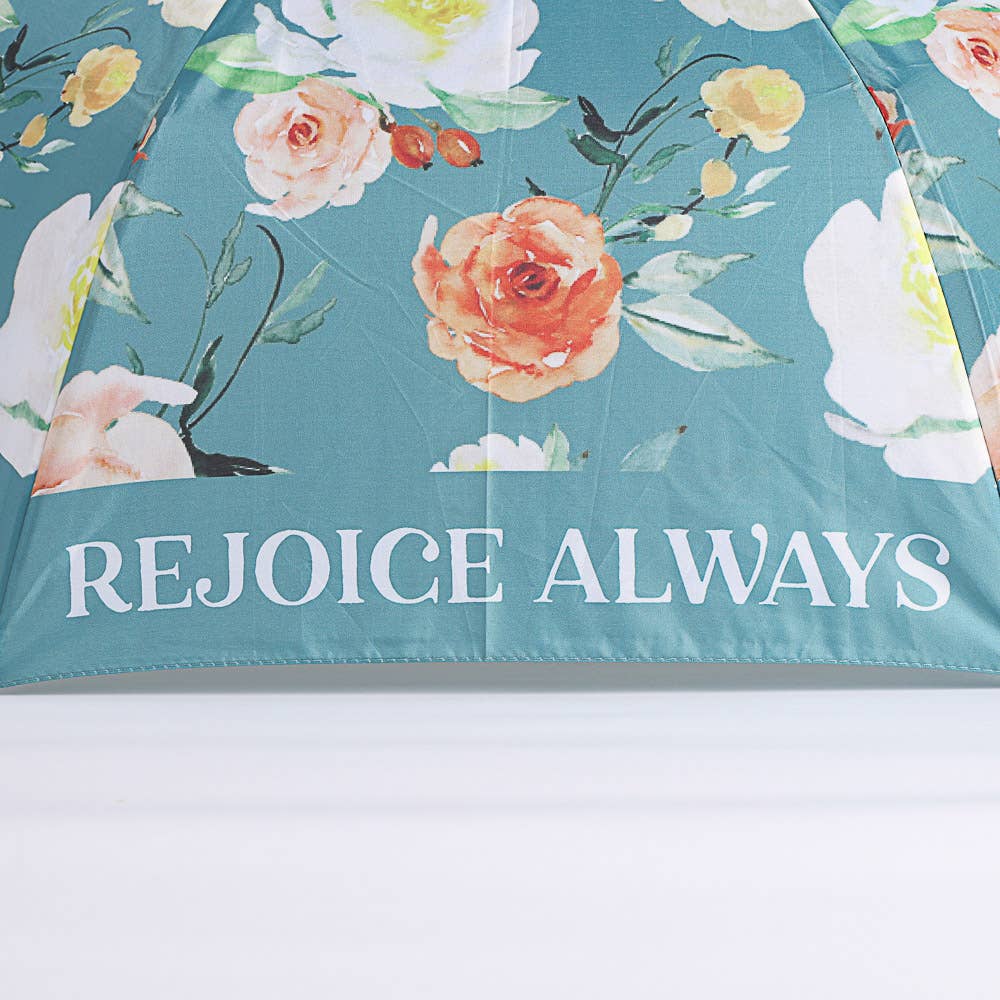 Compact Umbrella - Rejoice Always