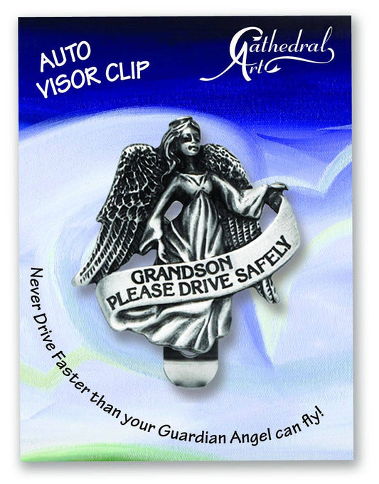 Grandson Angel Visor Clip
