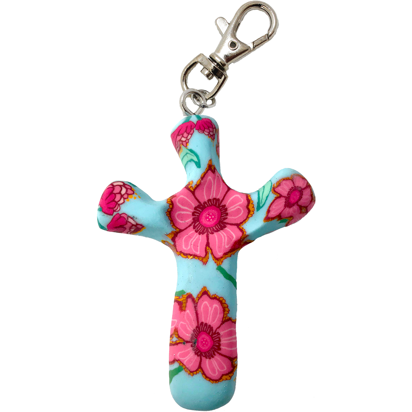 Calypso Comforting Cross Keychain