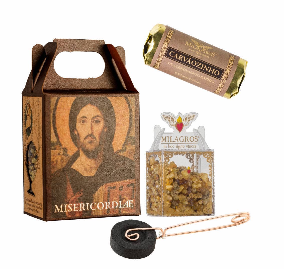 Misericordiae Mini Incense Kit with Ceramic Burner