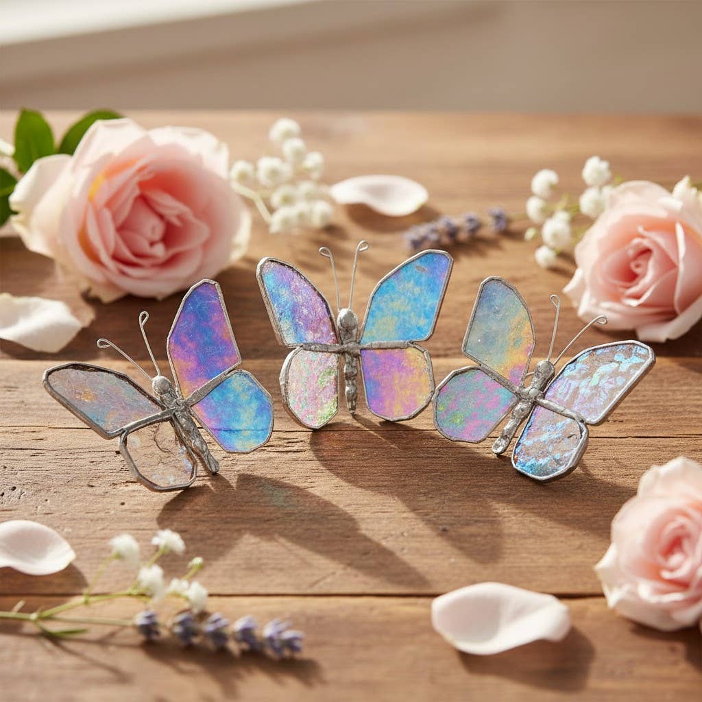 Mom Now that I'm Older: Handmade Glass Butterfly 7800BY