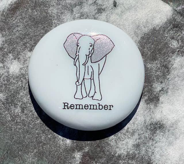 Action Imprinted Word Stones - 10 Words Available