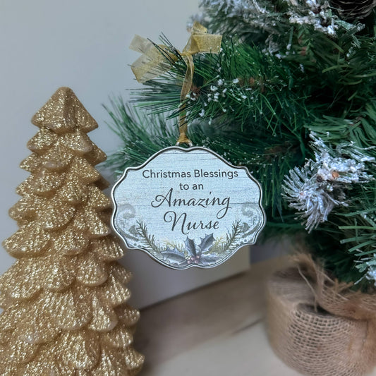Amazing Woman Christmas Blessings Ornaments