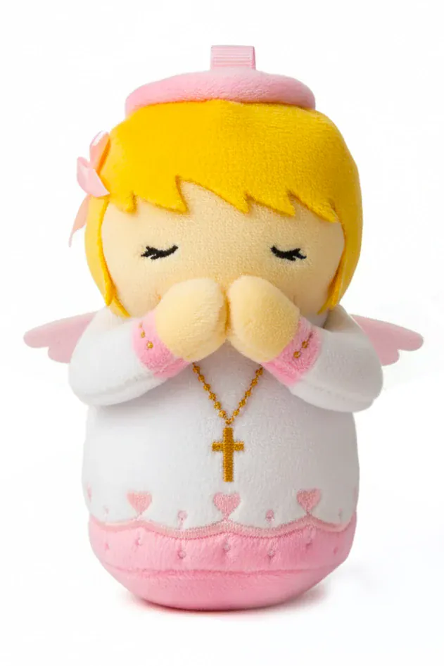 Guardian Angel Girl Catholic Mini Plush Doll — Divine Protection