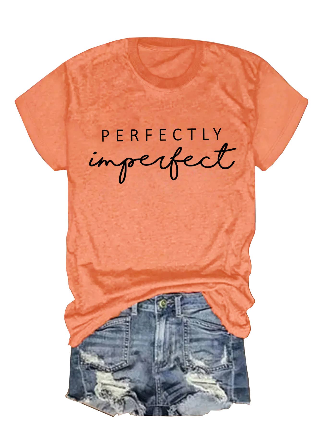 Perfectly Imperfect Letter printed tee