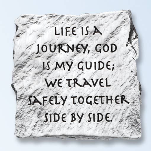 Life Is A Journey Slate Visor Clip