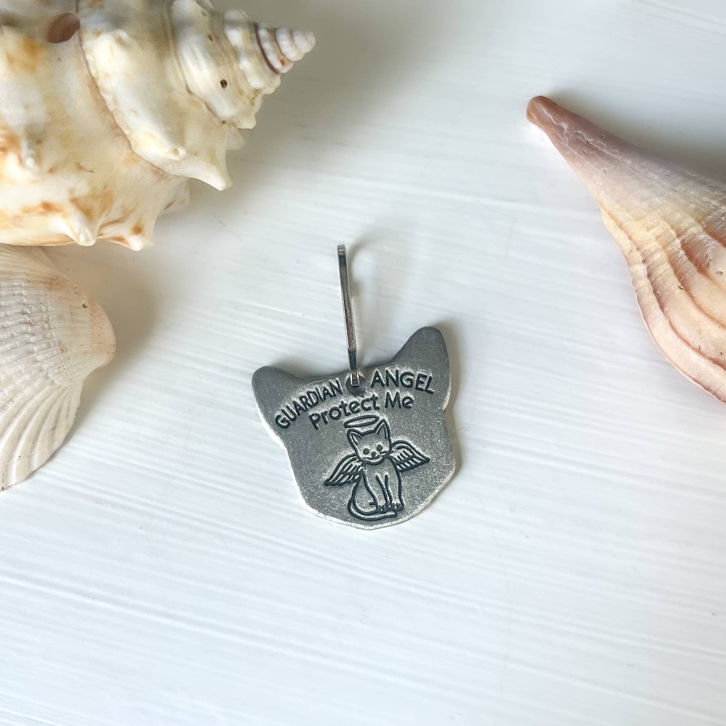 Guardian Angel of Cat Pet Tag