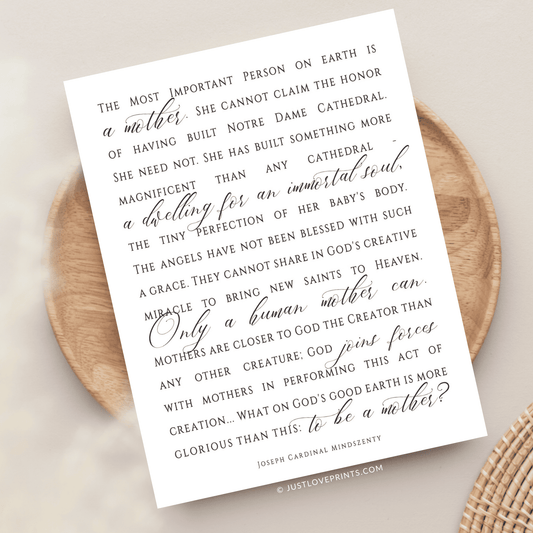 Motherhood Quote Greeting Card