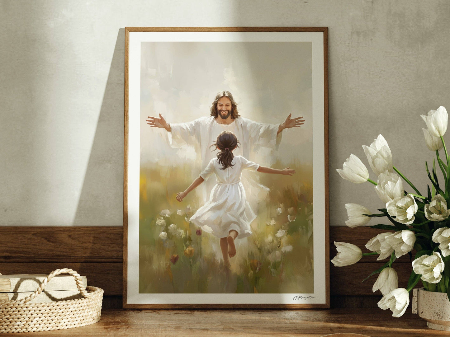 Everlasting Arms | Signed Handmade Art Print