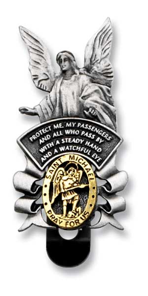 Traveler Prayer Michael Visor Clip