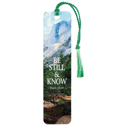 BE STILL AND KNOW TASSEL BOOKMARK