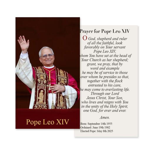 Holy Card - Paper - Pope Leo XIV