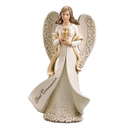 9"H COMMUNION ANGEL W/CHALICE