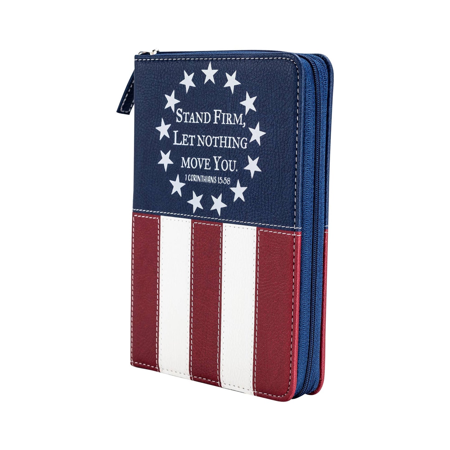 Divine Details 2020: Zippered Journal: US Flag Stand Firm