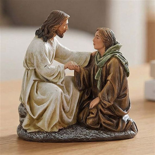 3.5"H JESUS THE HEALER FIGURE