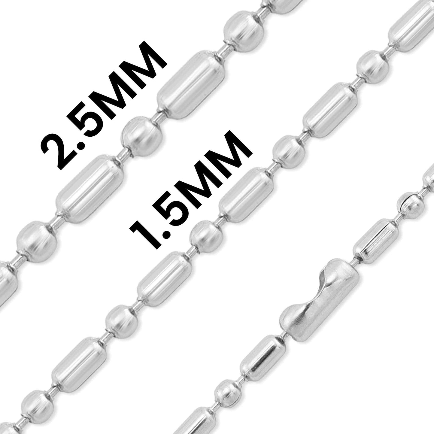 Stainless Steel Ball Bar Chain