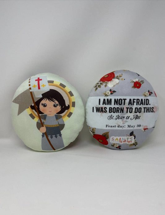 St. Joan of Arc Stuffed Saint Doll pillow