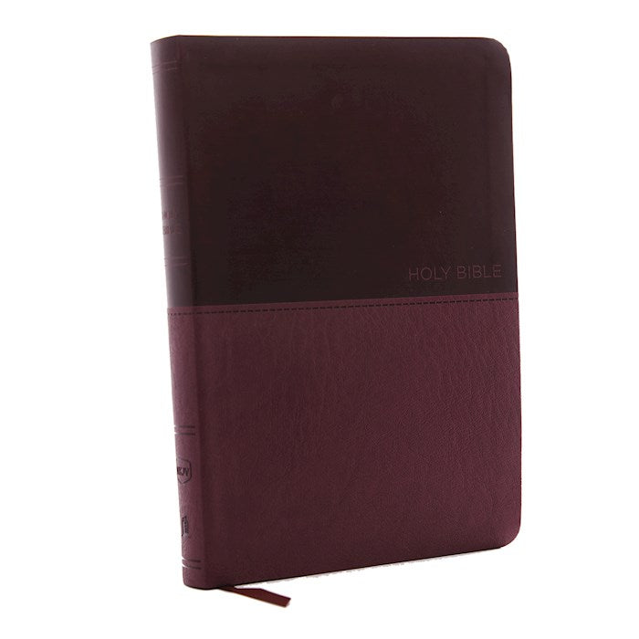 NKJV Value Thinline Bible, Large Print Burgundy