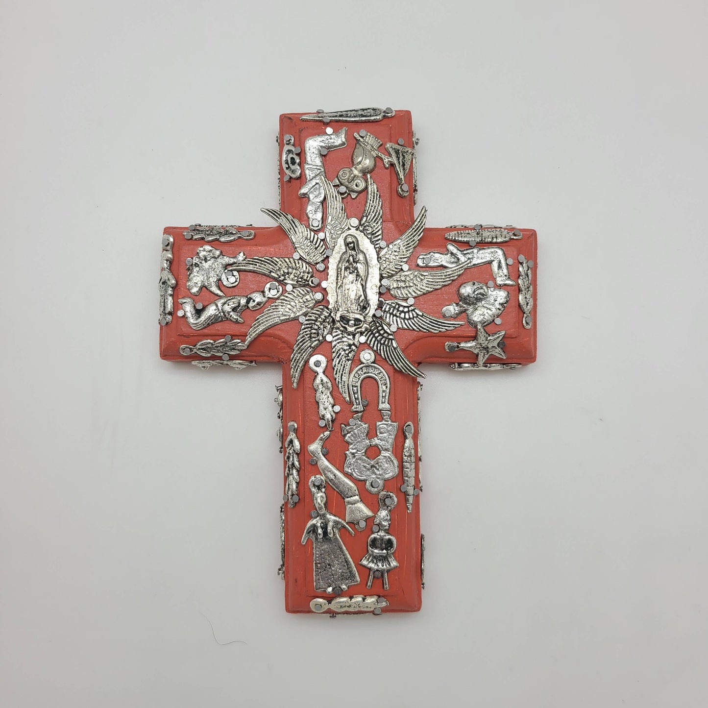 Wood Milagros Cross, Small
