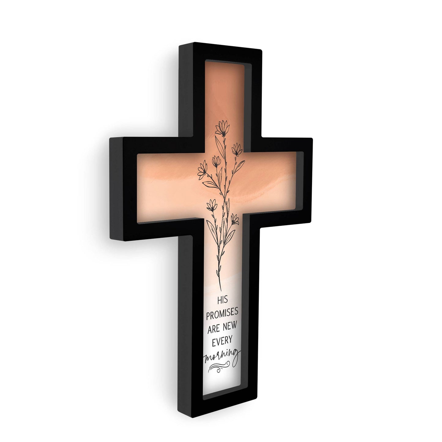 His Promises Are New Every Morning Cross
