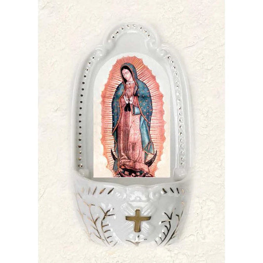 Holy Water Font -Lady of Guadalupe