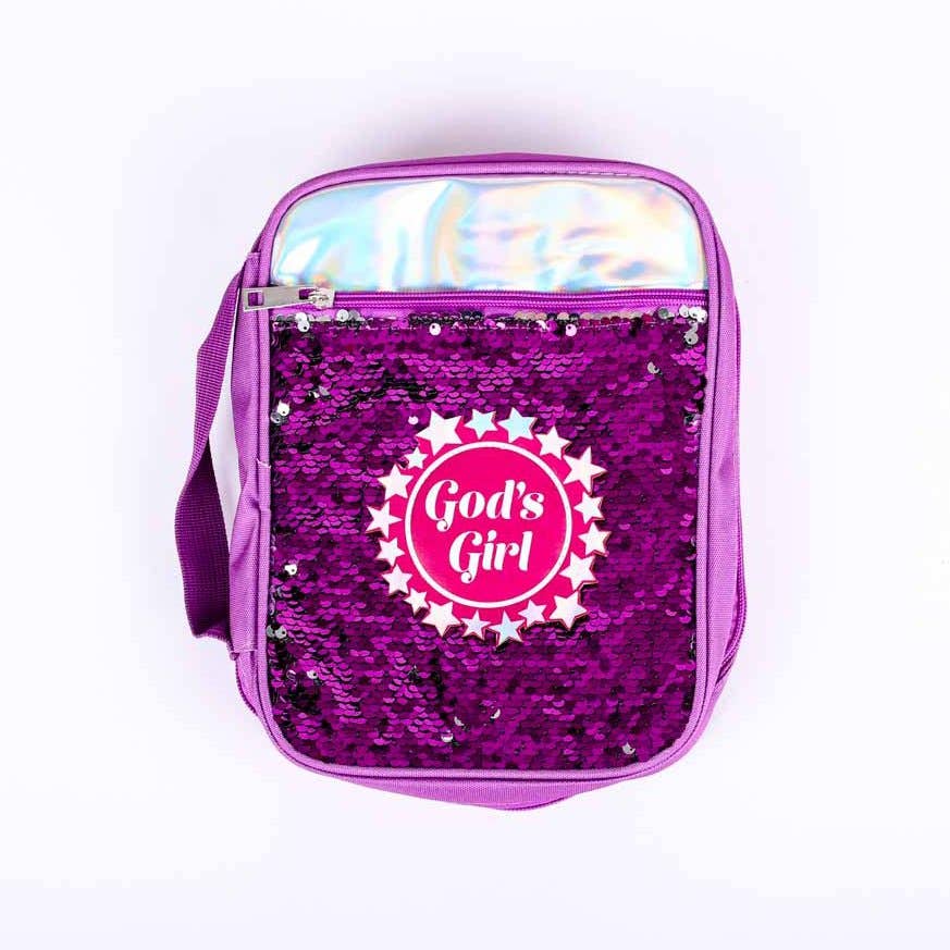 Bible Cover - Sequin Gods Girl L