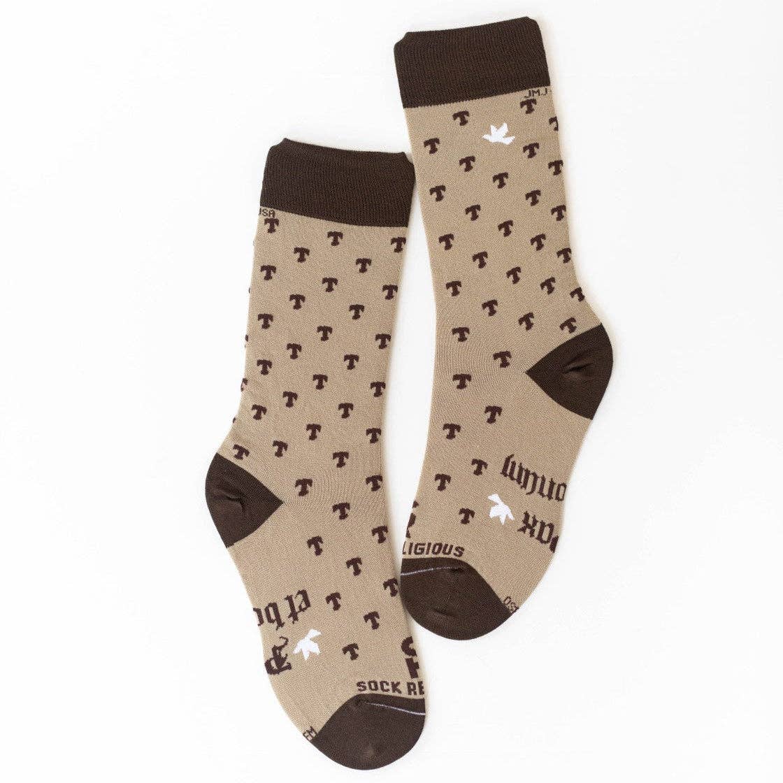 St. Francis of Assisi - Tau Adult Socks