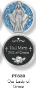 Hail Mary Blue Sparkle Pocket Token
