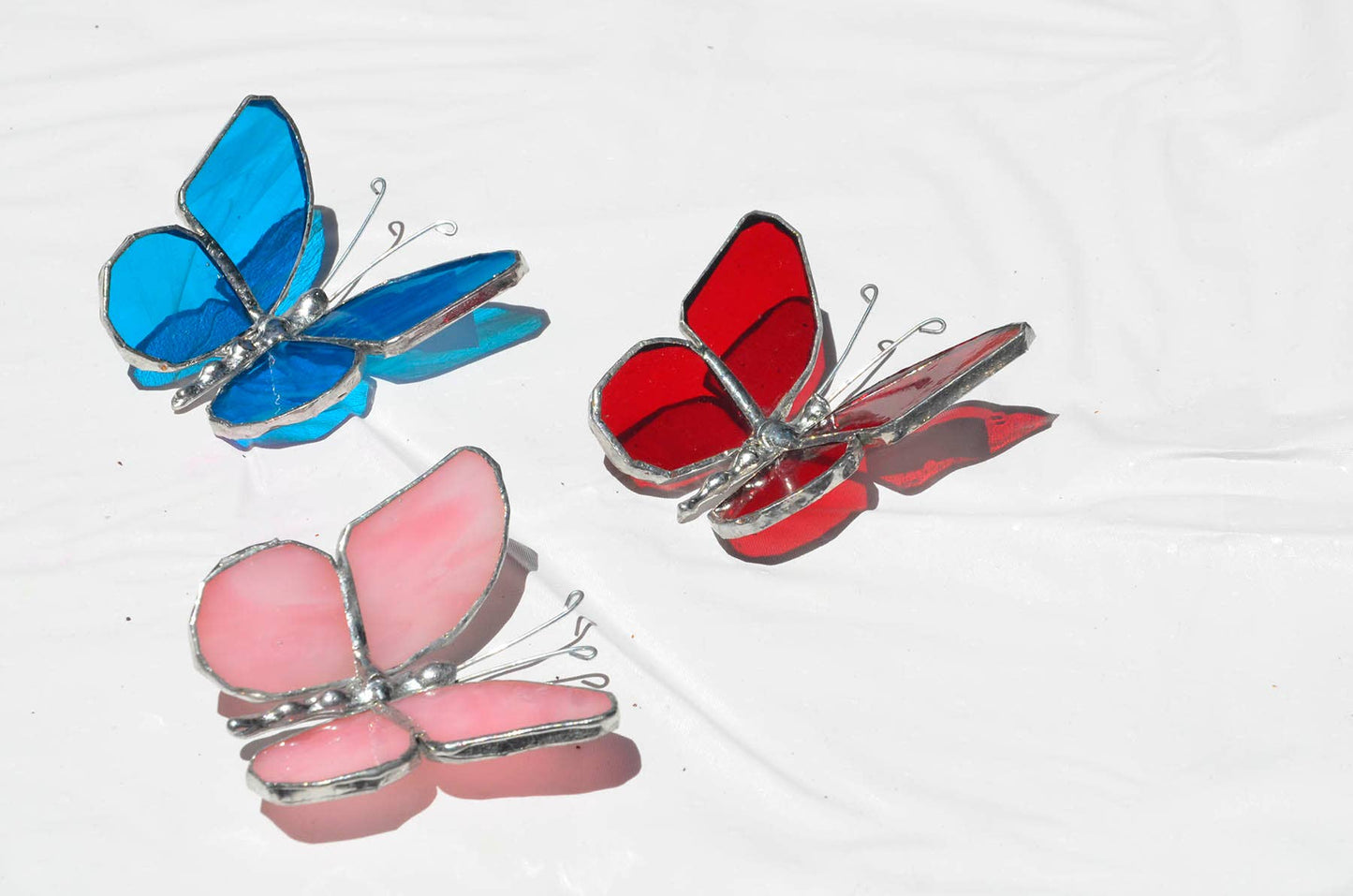 Windowpane Glass Butterfly Suncatcher