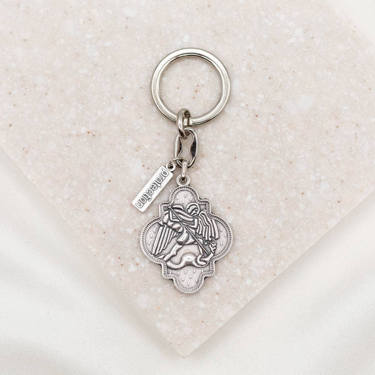 Armor of Protection Archangel Michael Key Ring