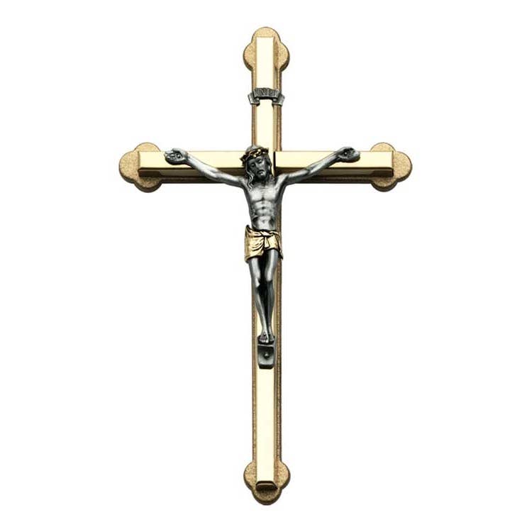 2-tone Wall Crucifix