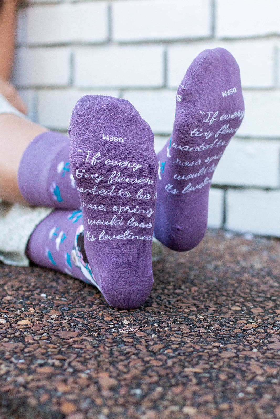 St. Therese Wildflowers Adult Socks