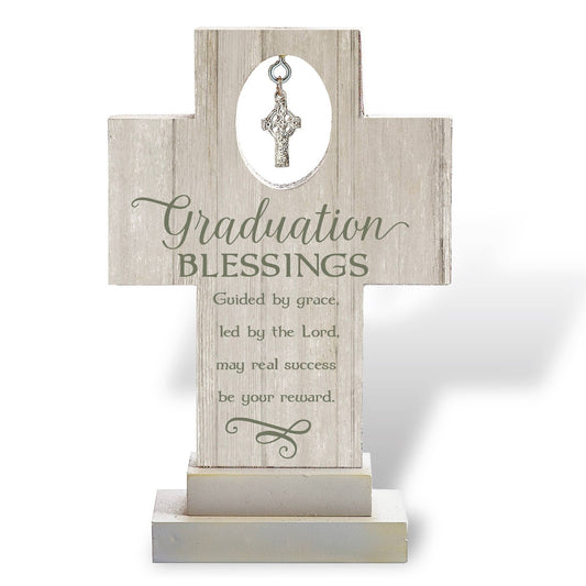 Graduation Blessings Standing Cross