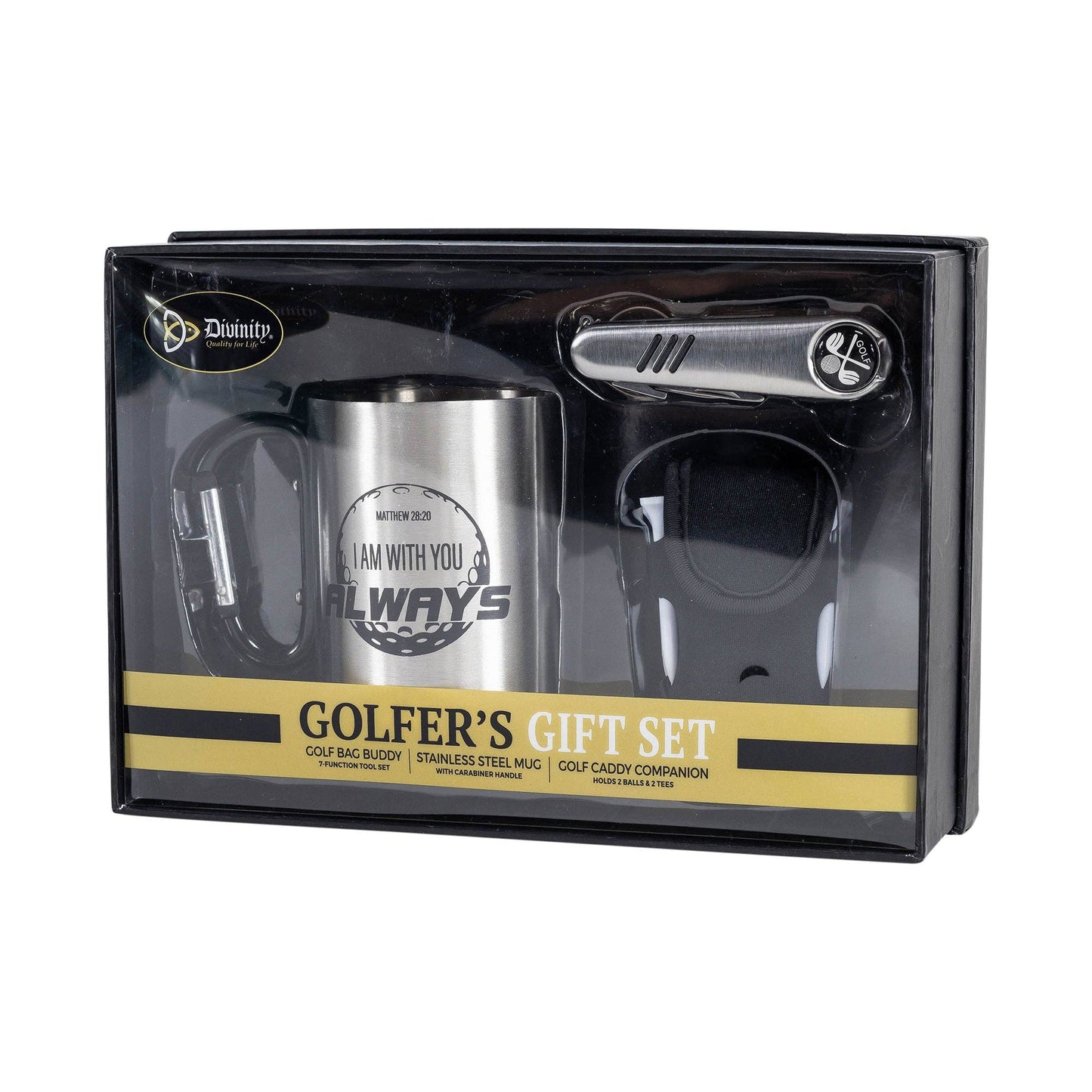 Golfers Gift Set: I Am With You - Matthew 28:20