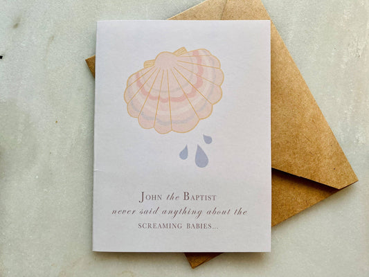 Baby Baptism Card | Christian Infant Baptism Card