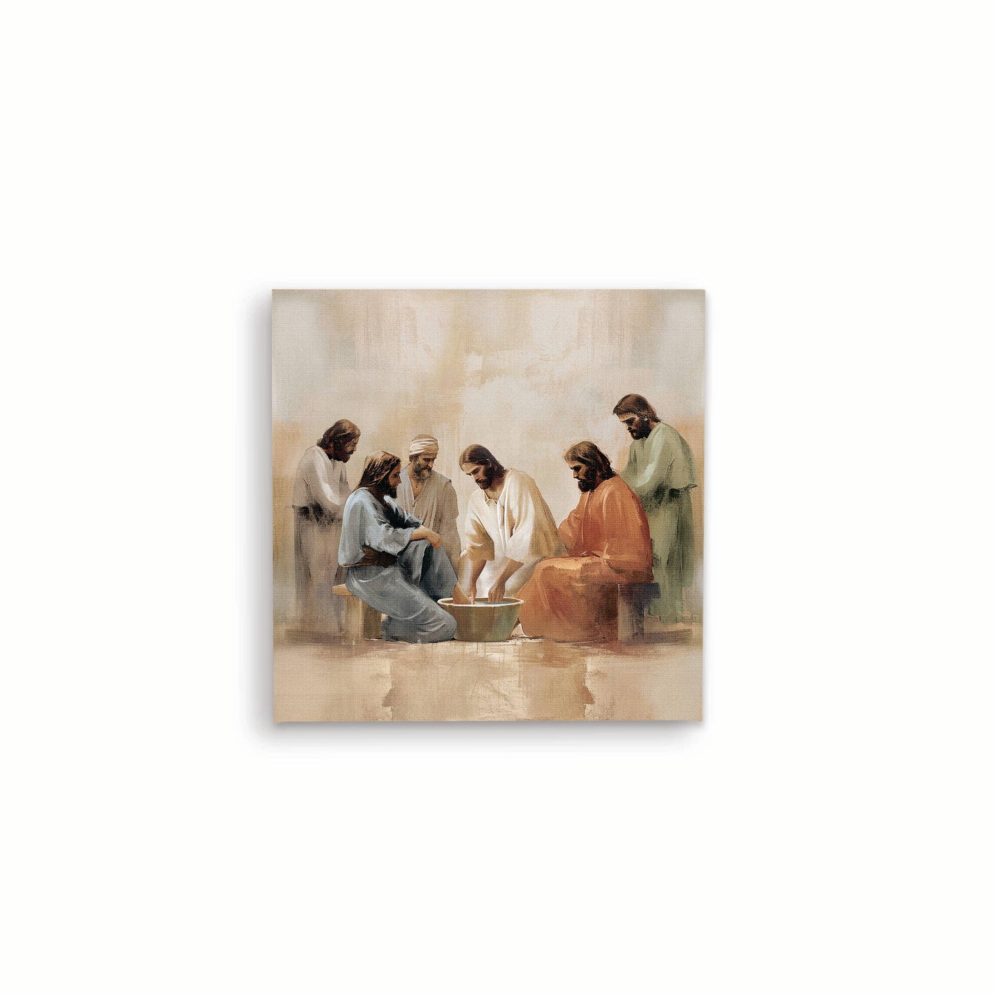 Jesus Washing Feet Canvas