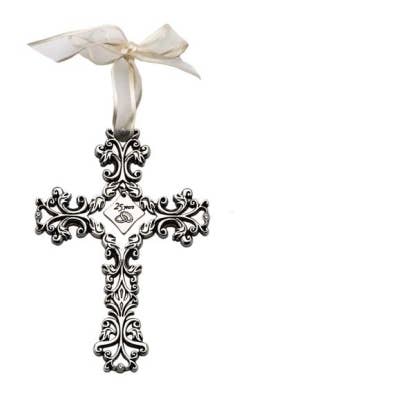 Filigree Cross for 25th Anniversary