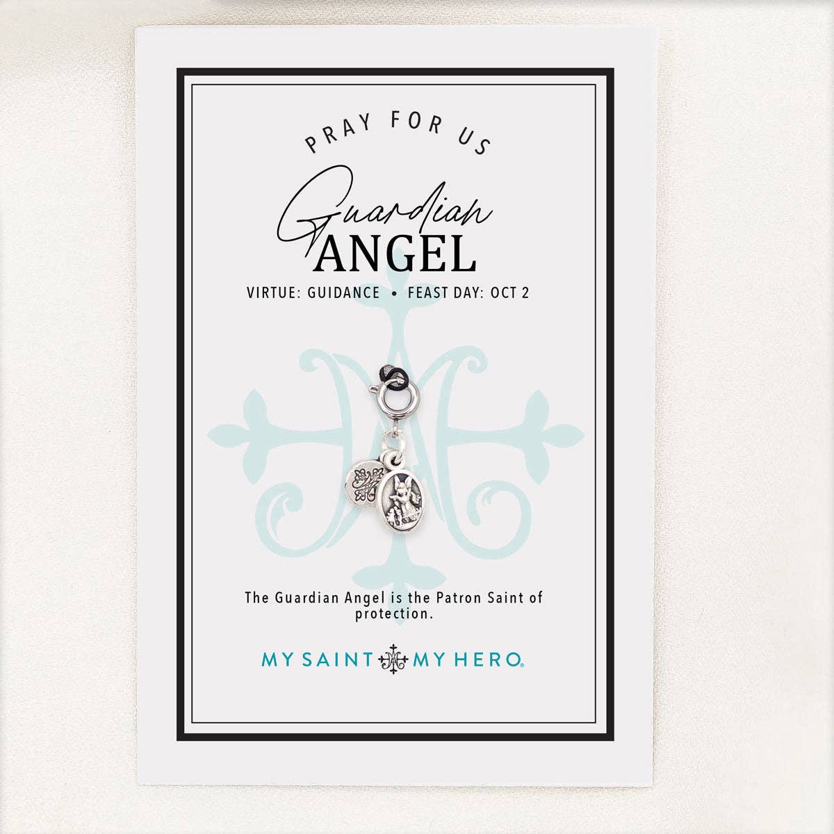 Filled by Faith Open Cross Charm - Medium, Gold
