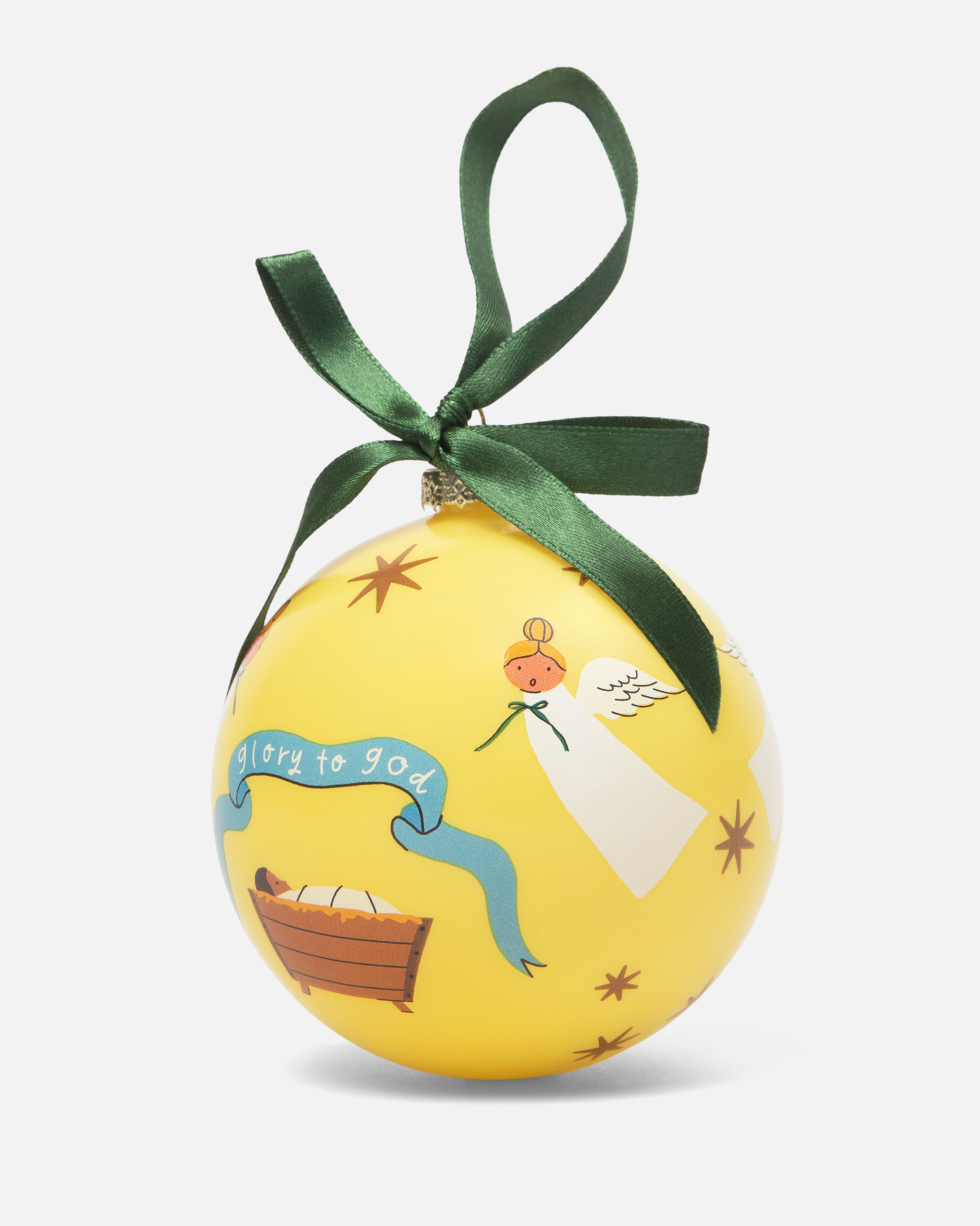 Glory to God Non-Breakable Christmas Ornament