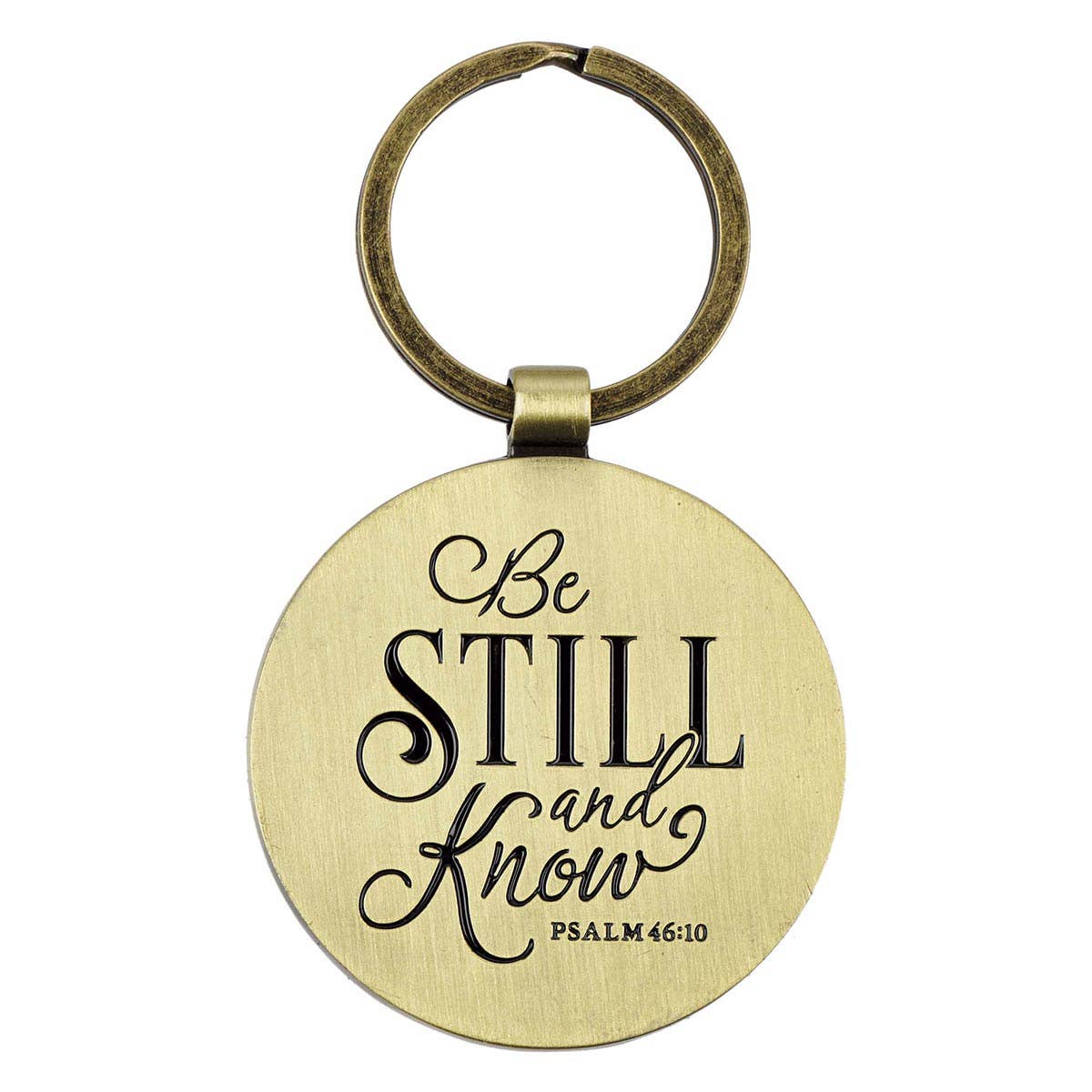 Keychain in Tin Be Still Ps. 46:10